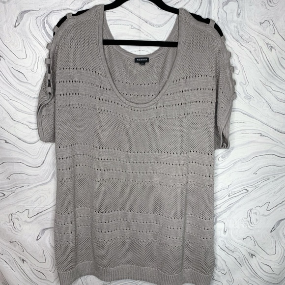 torrid Tops - Torrid Light Weight Knit Sweater 3XL